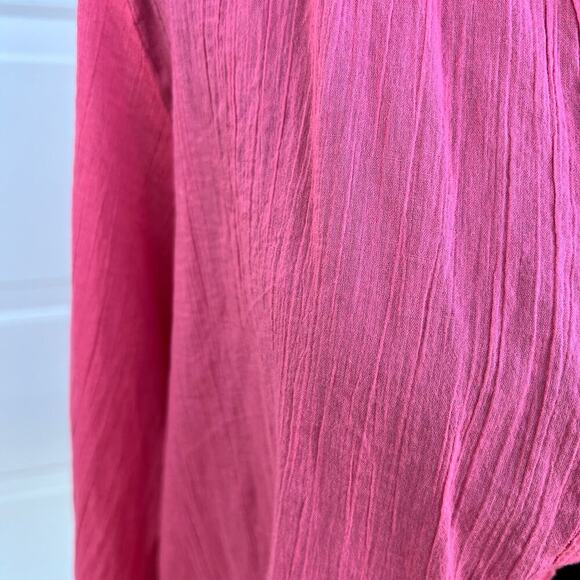 Liz Claiborne Button down, long sleeve top women's size XL - Picture 4 of 9